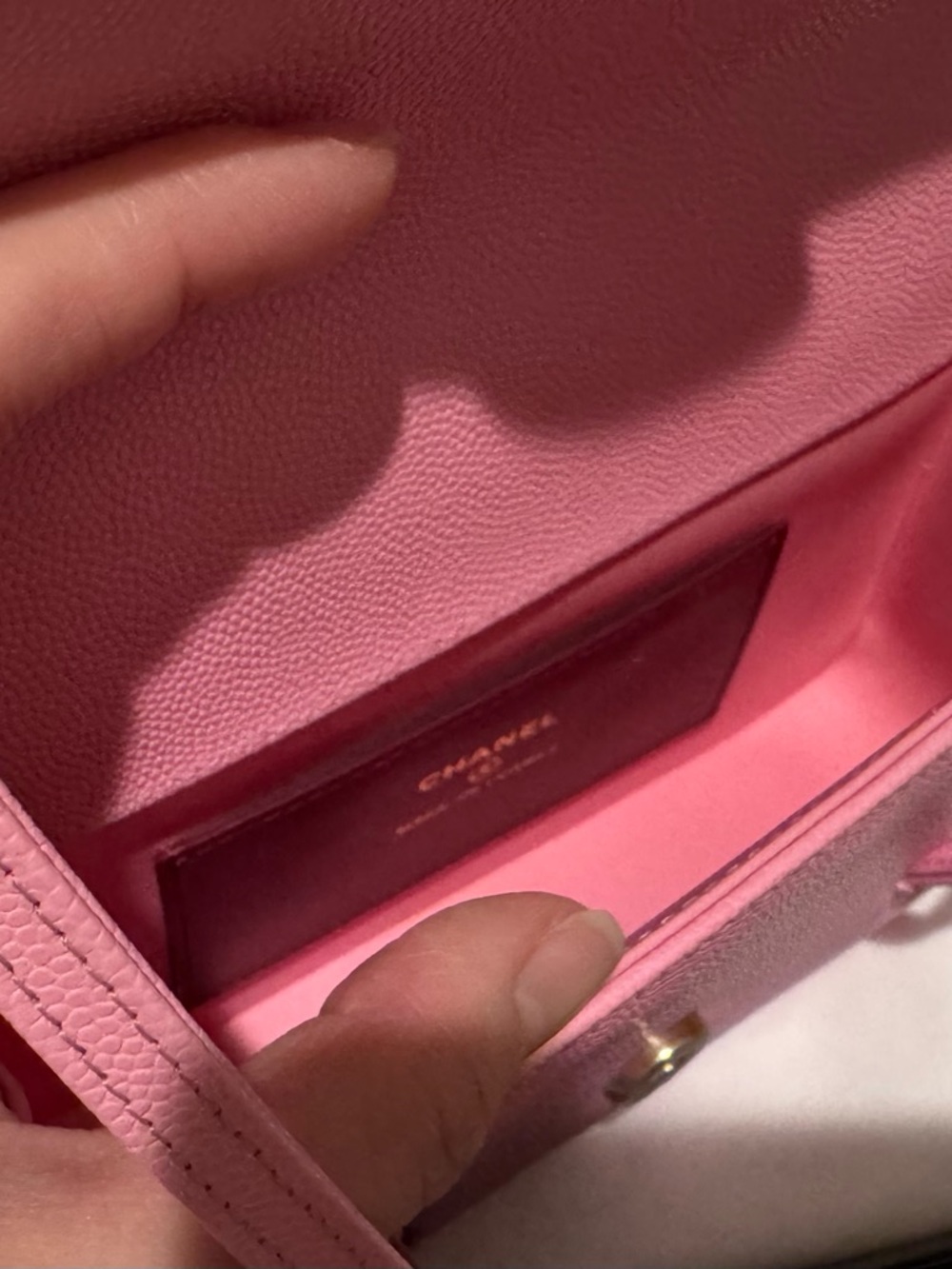 NWT Chanel SS26 preppy coco pink SLG - Picture 6 of 7